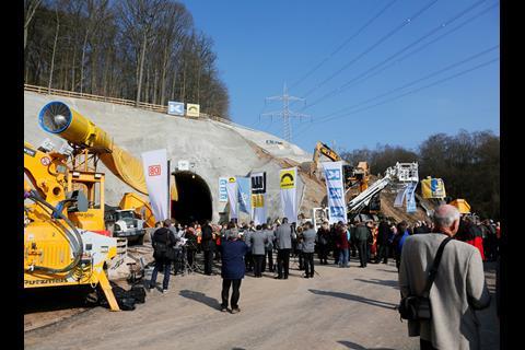 Falkenberg tunnel ceremony.
